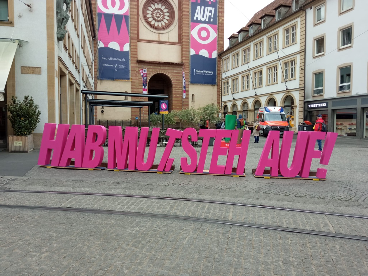 Logo Katholikentag vor Dom