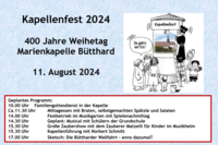 Programm Kapellenfest